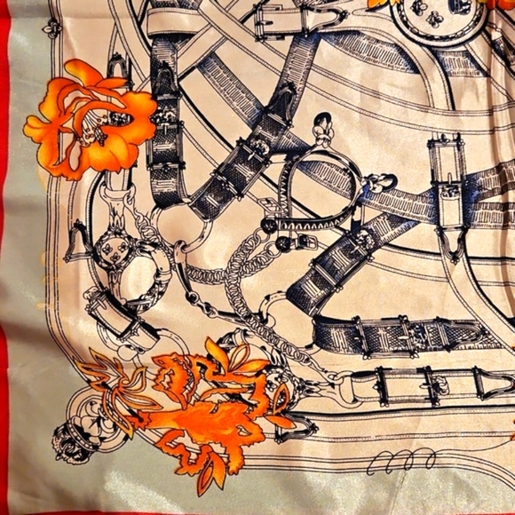 6 Satin Texture Scarves Set (TOTAL), Vibrant Patterns (INCL 2 Free Scarves!) - Picture 3 of 5